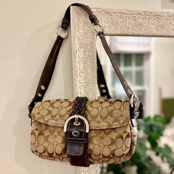Coach | Bags | Coach Authentic Brown Leather Signature Cs Braided 